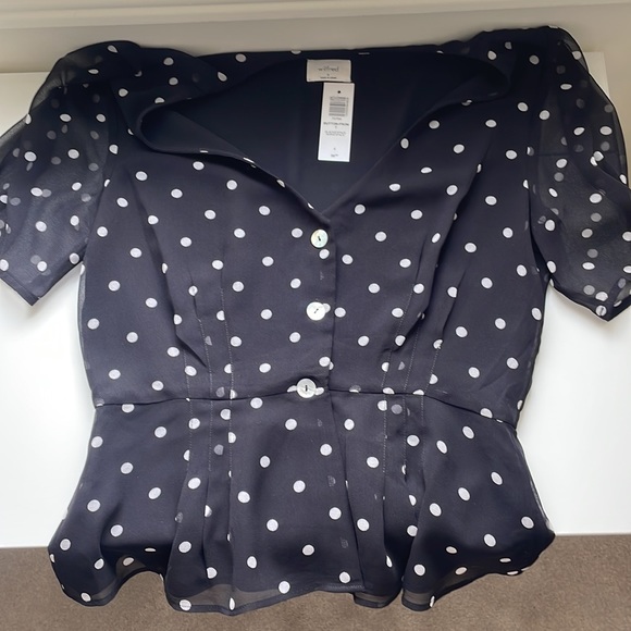 Wilfred Aritzia Button-Frount Blouse - Picture 3 of 4